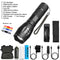 ZK30 Portable Powerful LED Lamp T6 Flashlight Linterna Torch Uses 18650 Chargeable Battery Outdoor Camping Tactics Flash Light