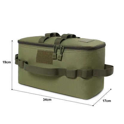 Outdoor Camping Picnic Bag Storage Bag Picnic Hiking Meal Bag Large Storage Lamp Tableware Bag 캠핑가방 캠핑용품 Picnic Camping Supplies